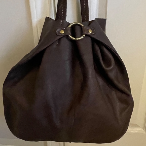Large Leather Sundance Tote - Picture 5 of 8
